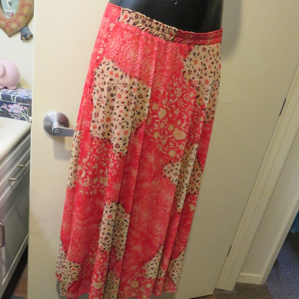 COLDWATER CREEK MAXI SKIRT  *  SIZE LARGE * preown